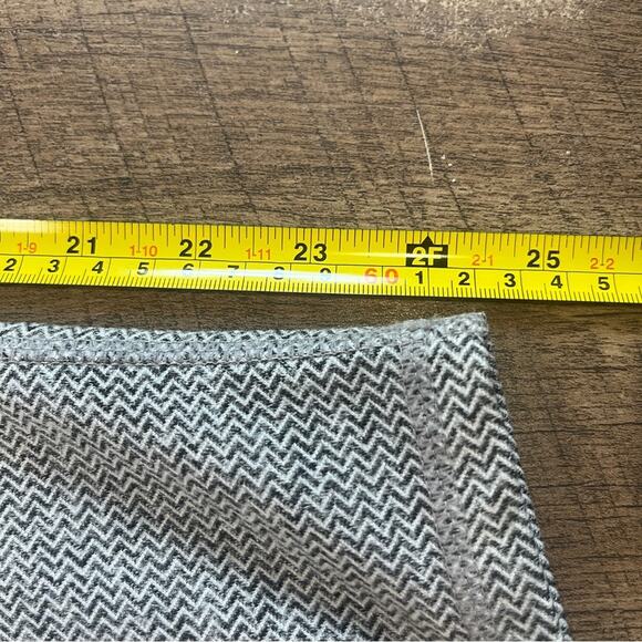 Kyodan Athletic Pants Womens Size Large Chevron Black Gray Running Workout Gym - Picture 9 of 11